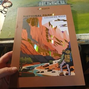 Art Maker National Parks Coloring Book by Hinkler.